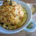 Whole Cheesy Cauliflower Bake