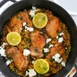 One Pot Greek Chicken and Rice Recipe