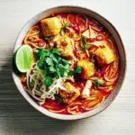 Cheat’s chicken laksa