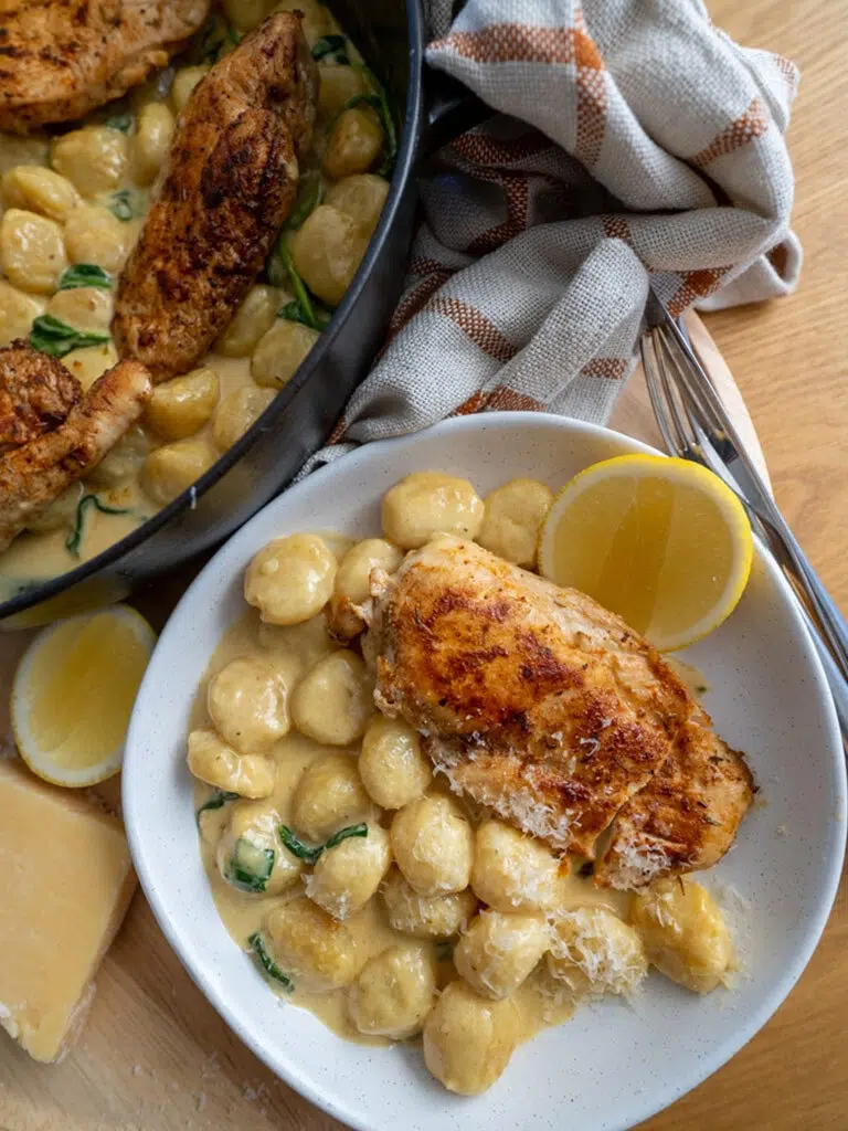 One Pan Lemon Gnocchi Chicken Simple Home Edit