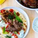 Greek Slow Roasted Lamb Shoulder Tacos