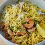 Garlic Butter Prawn Linguini