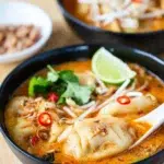 Dumpling Laksa Recipe with Lime