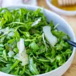 Easy Rocket Parmesan Salad Portion
