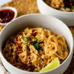 Creamy Coconut Peanut Noodles with Chili Oil