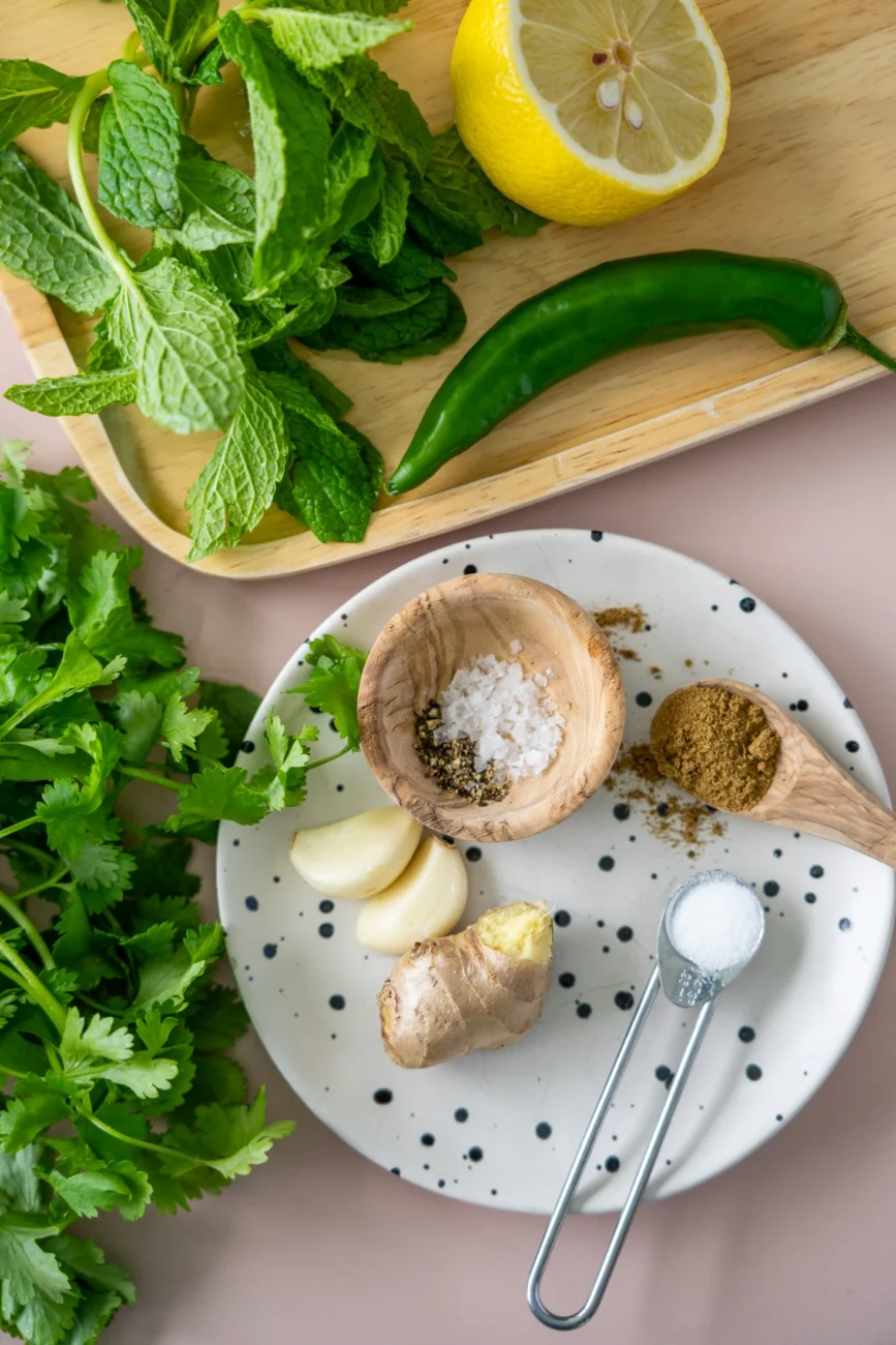 Indian Green Chutney Recipe Ingredients