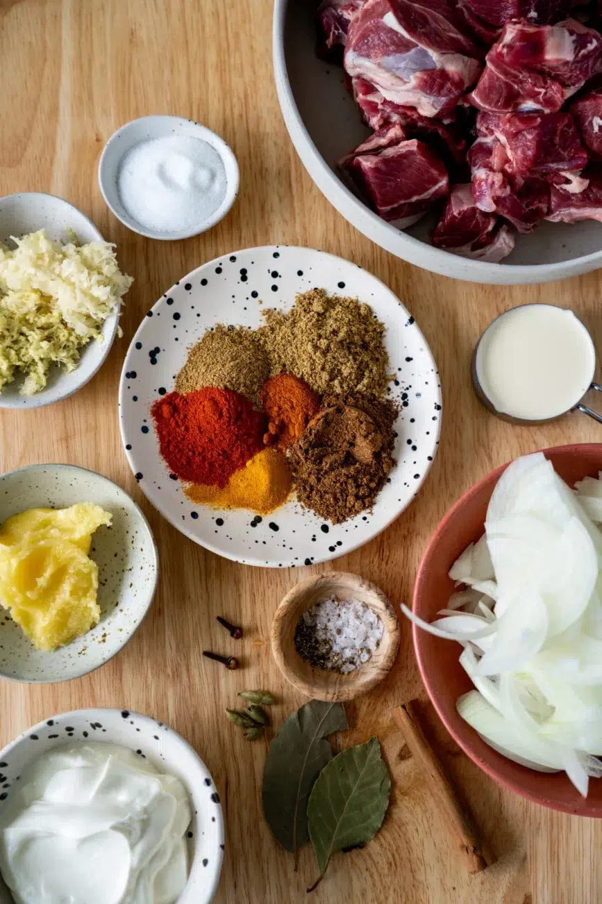 Ingredients for Lamb Korma Recipe