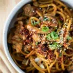 street-style soy noodle recipe with chilli oil