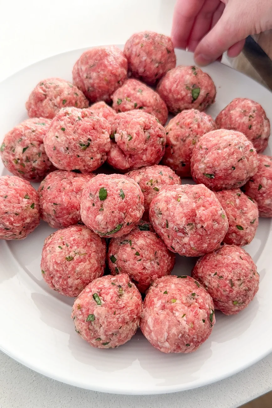 meatballs rolled